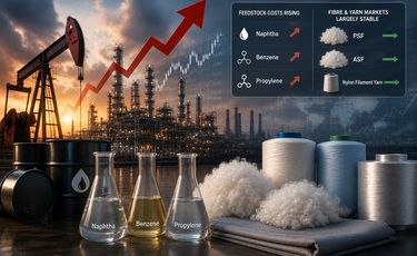 Feedstock costs rise sharply; PSF, ASF, nylon yarn...