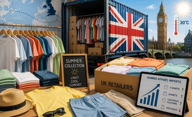 UK summerwear imports rise ahead of weather-driven demand