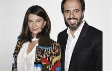 Dame Natalie Massenet with José Neves. Courtesy: Farfetch Group