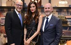  Left to right: Victor Luis, CEO Coach; Athiya Shetty; and Ian Bickley, Coach 1 at Coach store opening. Courtesy: Coach