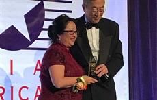 Applied DNA VP bags 50 Asian Americans in Business Award