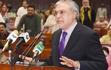 Pakistan's Finance Minister Mohammad Ishaq Dar presenting Budget 2017-18 in National Assembly in Islamabad on May 26. Courtesy: PID, Pakistan