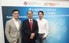 Courtesy: PRNewsfoto/The Hong Kong Polytechnic/ (From left): Prof. Calvin Wong, Prof. Wong Wing-tak, and Menglei Jia