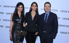 (l-r) Sunaina Kwatra GM Louis Vuittton India, Disha Patani, Christopher Kilaniotis, president Louis Vuitton, South Asia ; Courtesy: Louis Vuitton