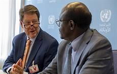 TradeMark East Africa’s chief executive officer, Frank Matsaert & UNCTAD Secretary-General Mukhisa Kituyi. Pic: UNCTAD