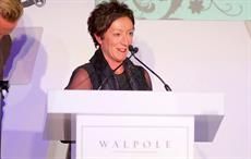 Pam Batty, VP of Corporate Responsibility at Burberry, speaking at the awards event. Pic: Burberry