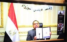 Egyptian Prime Minister Mostafa Madbouly after signing PCP with UNIDO. Pic: UNIDO