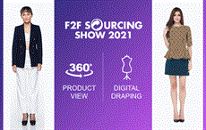 Experience Digital Draping, 360° Product View at F2F Sourcing Show!