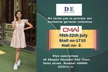 India’s Diya Enterprise to exhibit at CMAI fair in Mumbai.