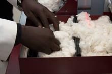Cotton quality testing with an HVI. Pic: Bremen Cotton Exchange