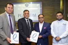 Left to right: ABD country director Edimon Ginting, ABD VP for private sector operations Ashok Lavasa, Envoy Textiles chairman Kutubuddin Ahmed, and legacy managing director Tanvir Ahmed. Pic: ABD