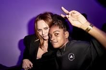 Stella McCartney (left) and Koffee (right). Pic: Adidas