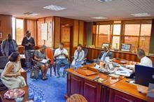 ITME delegation visits Export Processing Zones Authority-Kenya’s chairman Richard Cheruiyot and CEO Hussain Mohamed. Pic: ITME Society