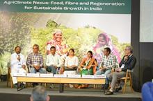 Panel discussion at the AgriClimate Nexus: Food, Fibre and Regeneration for Sustainable Growth in India event. Pic: IDH