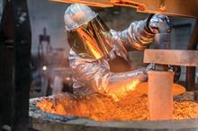 Protective wear in metal industry. Pic: Lenzing