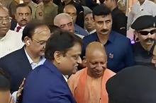 Uttar Pradesh chief minister Yogi Adityanath at the UP International Trade Fair. Pic: ColorJet