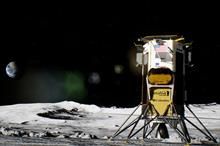 Rendering of Intuitive Machines' Nova-C lunar lander on Moon. Columbia's Omni-Heat Infinity technology will help protect the lander from the harsh temperatures of space. Pic: Business Wire