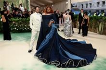 Zac Posen creates denim gown for Da'Vine Joy Randolph's Met Gala debut.