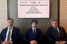 NYK, Yara, Golden Island partner on ammonia fuel in Singapore