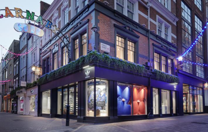 afrički svemir složenost  New Adidas Originals flagship store opens in London - Fibre2Fashion