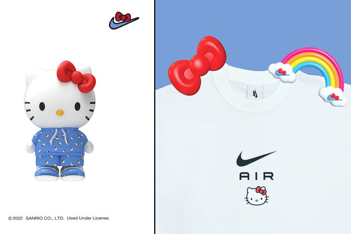 US’ Hello Kitty & Nike نے لمیٹڈ ایڈیشن کو-برانڈڈ کلیکشن لانچ کیا۔