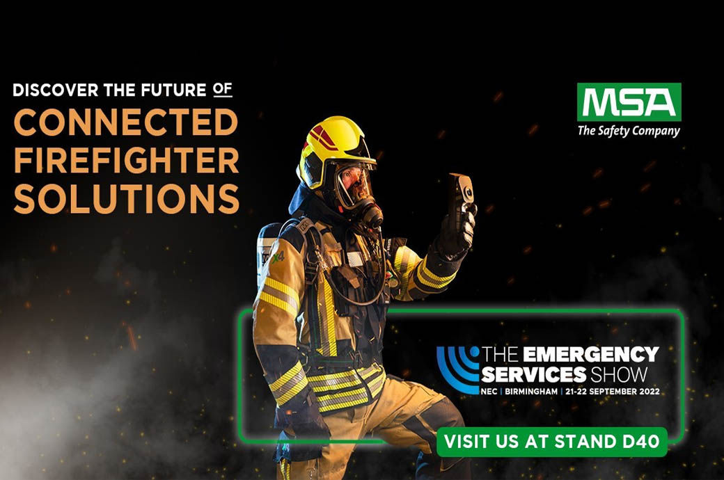 MSA Safety displays PPE at Emergency Services Show in UK