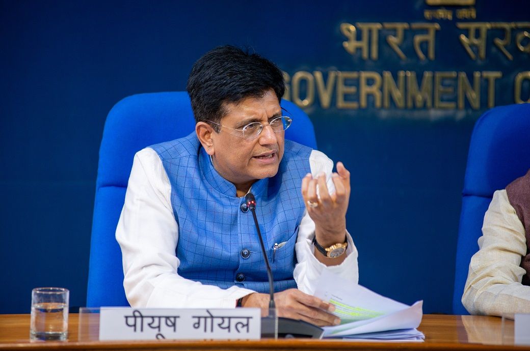 Indian Union minister Piyush Goyal. Pic: Shutterstock/ PradeepGaurs