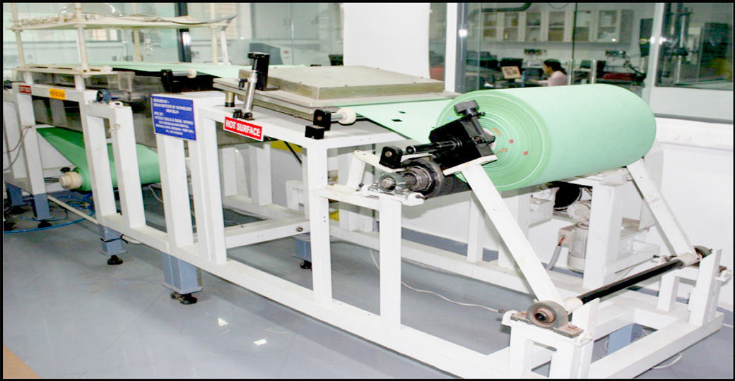 Continuous Electrospinning Machine (Lab Prototype). Pic: IIT Delhi