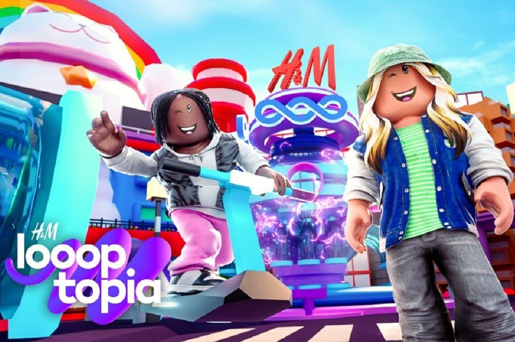 H&M Loooptopia Experience on Roblox. Pic: H&M/ Roblox