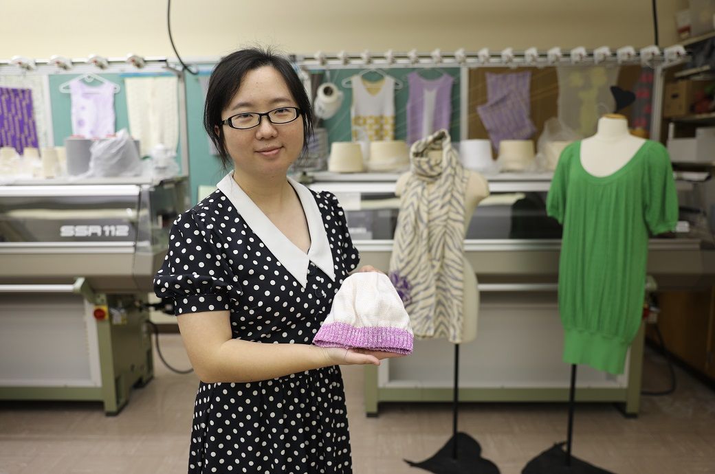 Sibei Xia, assistant professor in the LSU department of textiles, apparel design, and merchandising. Pic: Annabelle Lang/LSU College of Agriculture