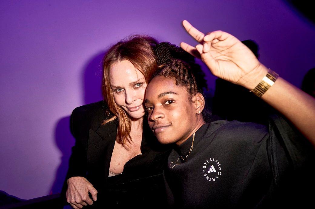 Stella McCartney (left) and Koffee (right). Pic: Adidas