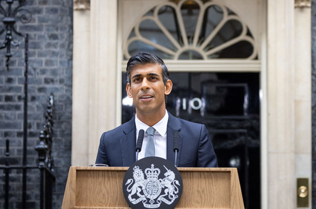 UK Prime Mnister Rishi Sunak. Pic: Gov.uk