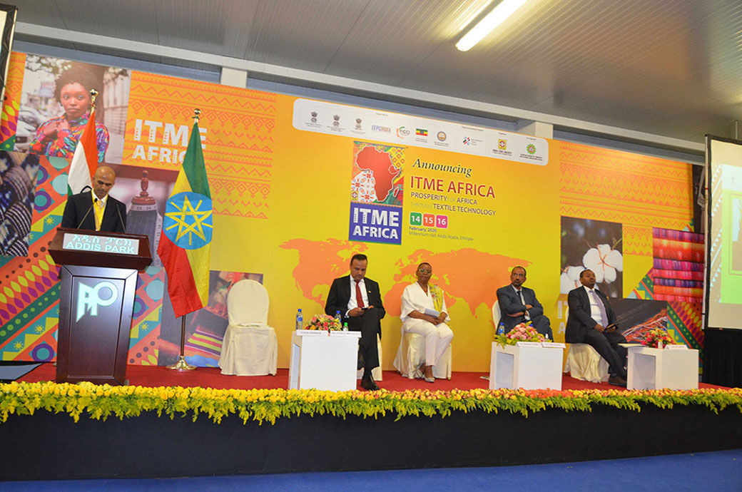 S Hari Shankar, chairman, India ITME Society, speaking at the 1st edition of ITME Africa in Ethiopia. Pic: ITME Africa