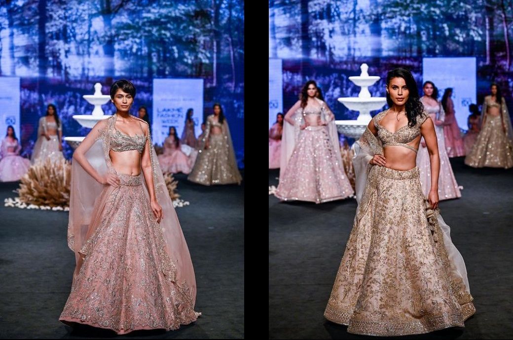 Creations by Anushree Reddy at an earlier edition of Lakme Fashion Week. Pic: Lakme Fashion Week