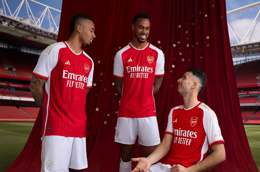 German brand Adidas & Arsenal unveil 2023-24 home jersey