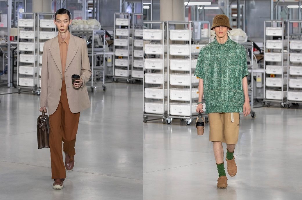 The Ever-Changing Light in FENDI's Spring/Summer 2022 Menswear Collection