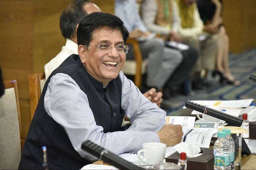 Indian minister Piyush Goyal. Pic: Twitter/@PiyushGoyal