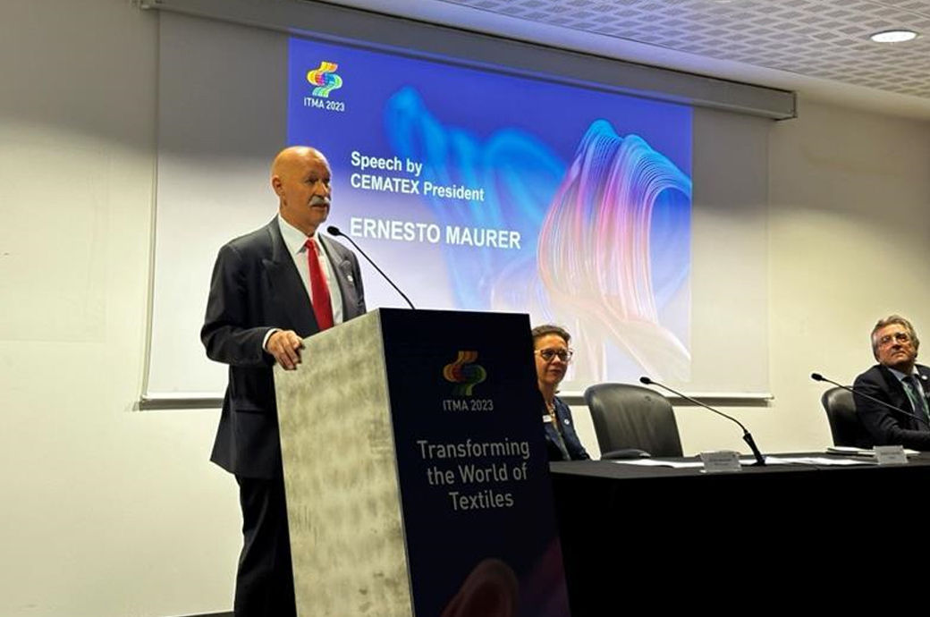 Ernesto Maurer, president of CEMATEX. Pic: Fibre2Fashion