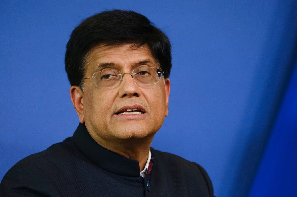 Union minister Piyush Goyal. Pic: Shutterstock/Alexandros Michailidis