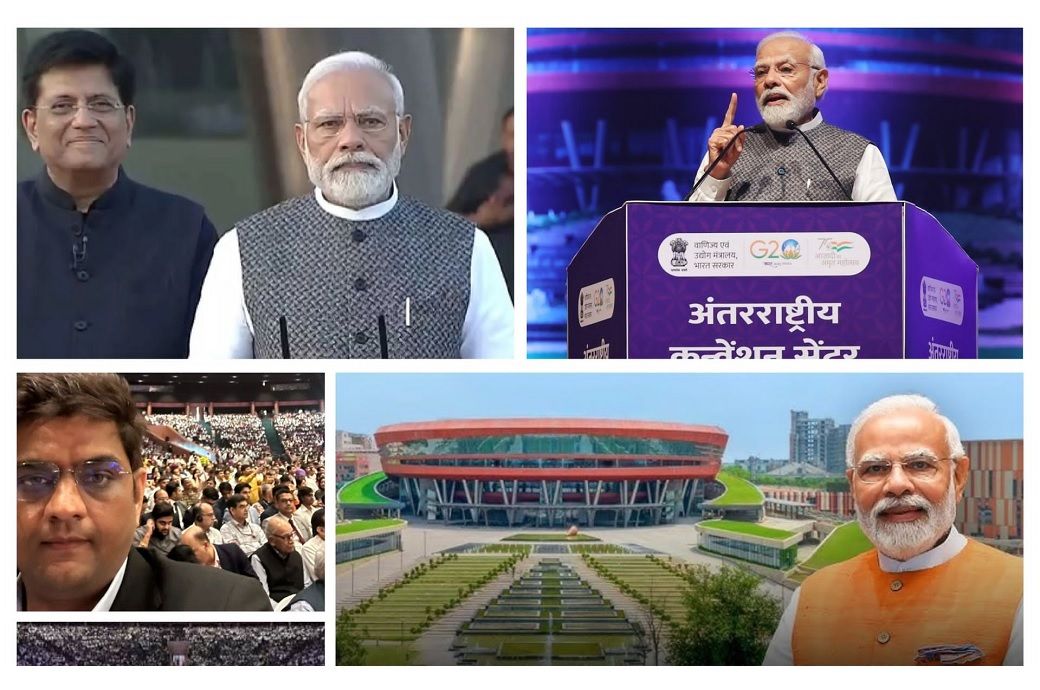 Glimpses from IECC inauguration. Bhardesh Dodhia (bottom left). Pic: Bhadresh Dodhia/LinkedIn