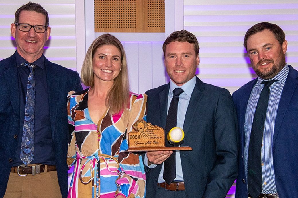 Darling Downs RDO equipment grower of the year - McVeigh Ag, Dalby - Steve and Bridget McVeigh. Pic: Cotton Australia