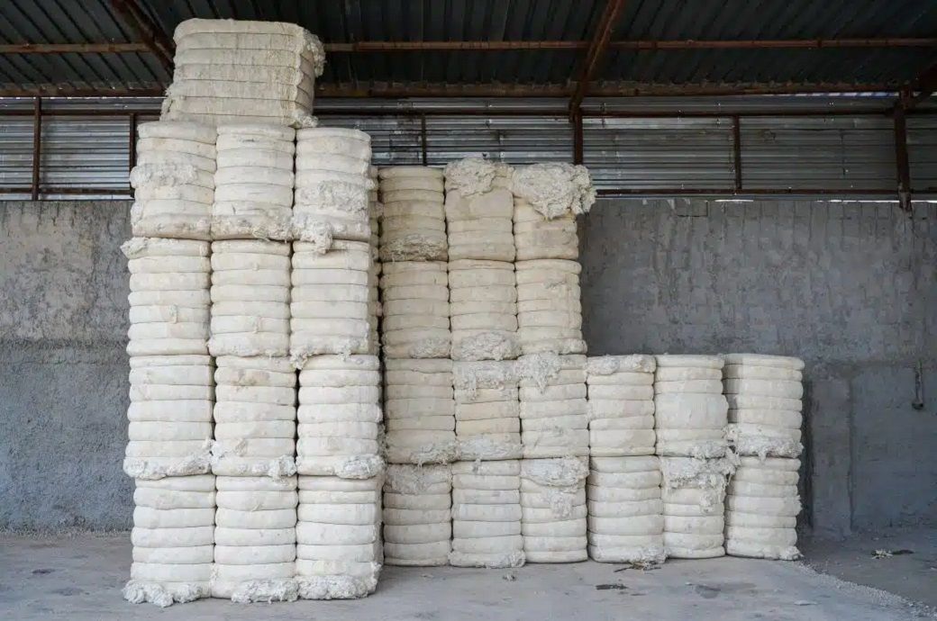 Better Cotton bales, Mehmet Kızılkaya Tekstil, Harran, Turkiye, 2022. Pic: Better Cotton/Eugénie Bacher