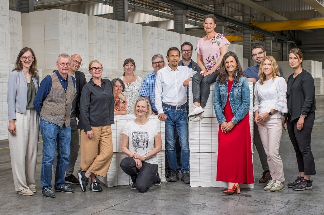 The Lenzing x Södra project team. Pic: Lenzing AG/Leopold