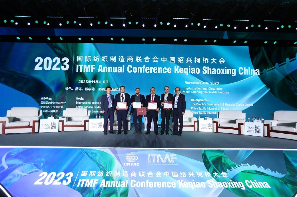 The Startup Award 2023 presented at the ITMF Annual Conference 2023 in China. Pic: ITMF