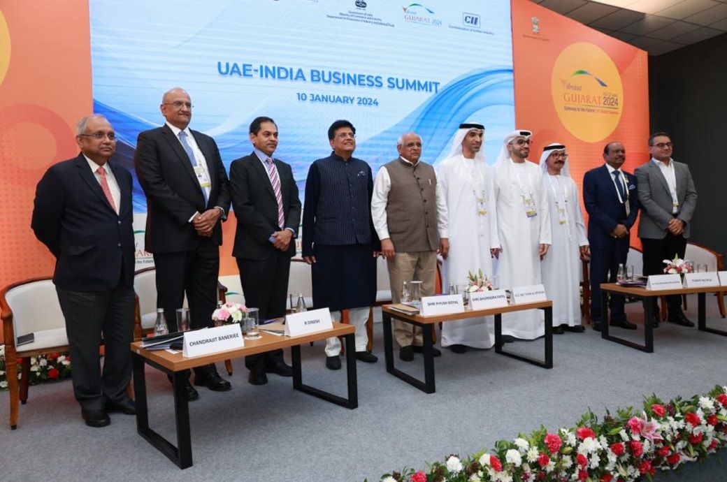 UAE-India Business Summit. Pic: Piyush Goyal/X (formerly Twitter)