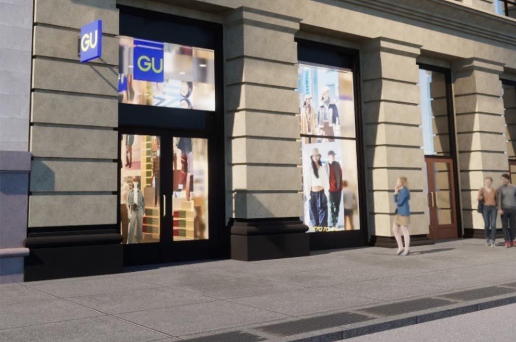 Uniqlo's sister brand GU expands to US with flagship store in New York