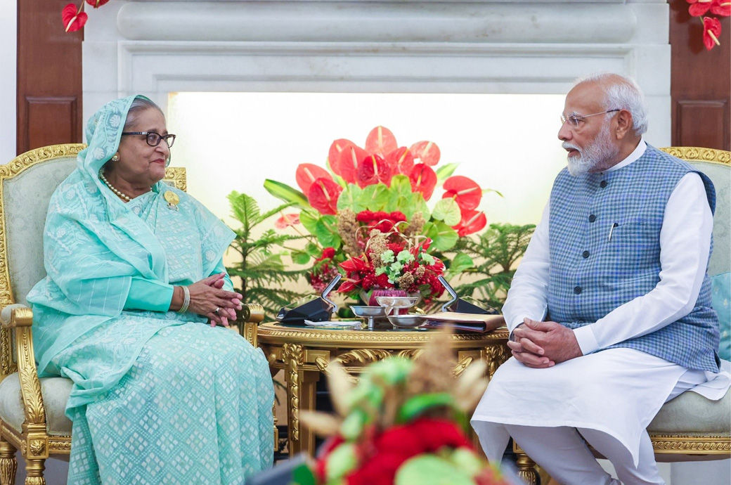India & Bangladesh ink pacts in maritime sphere, rail links