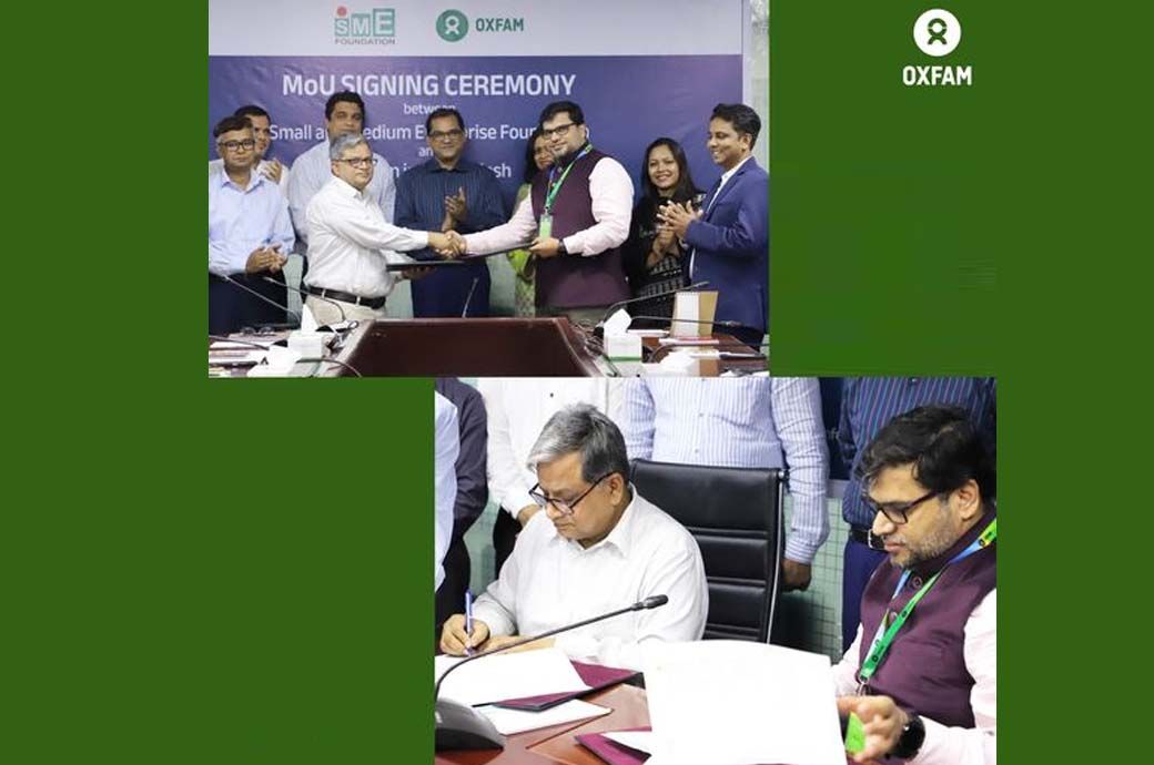Oxfam in Bangladesh, SME Foundation sign MoU to jointly empower SMEs