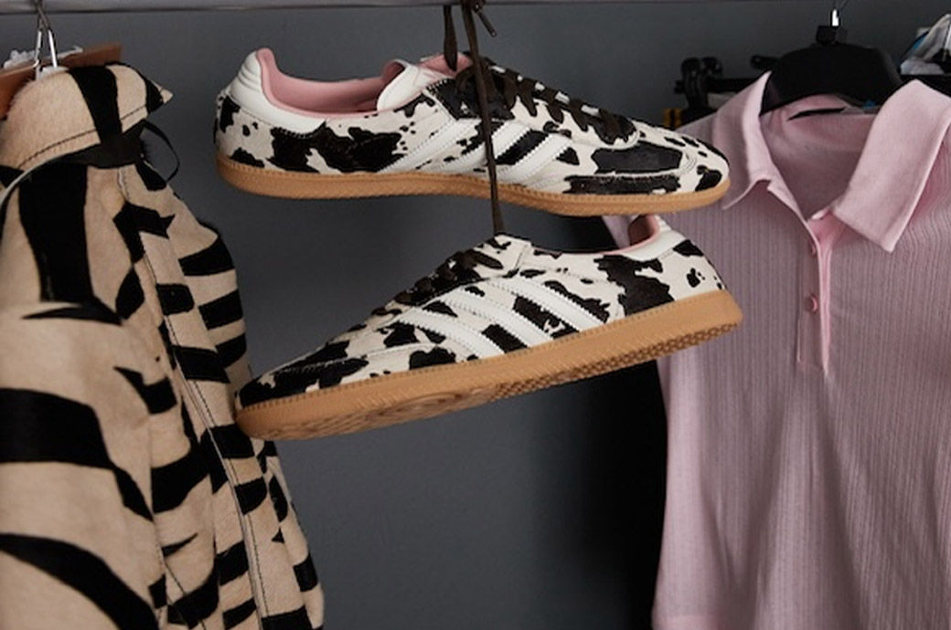 ASOS & Adidas launch limited edition cow-print fashion trainers