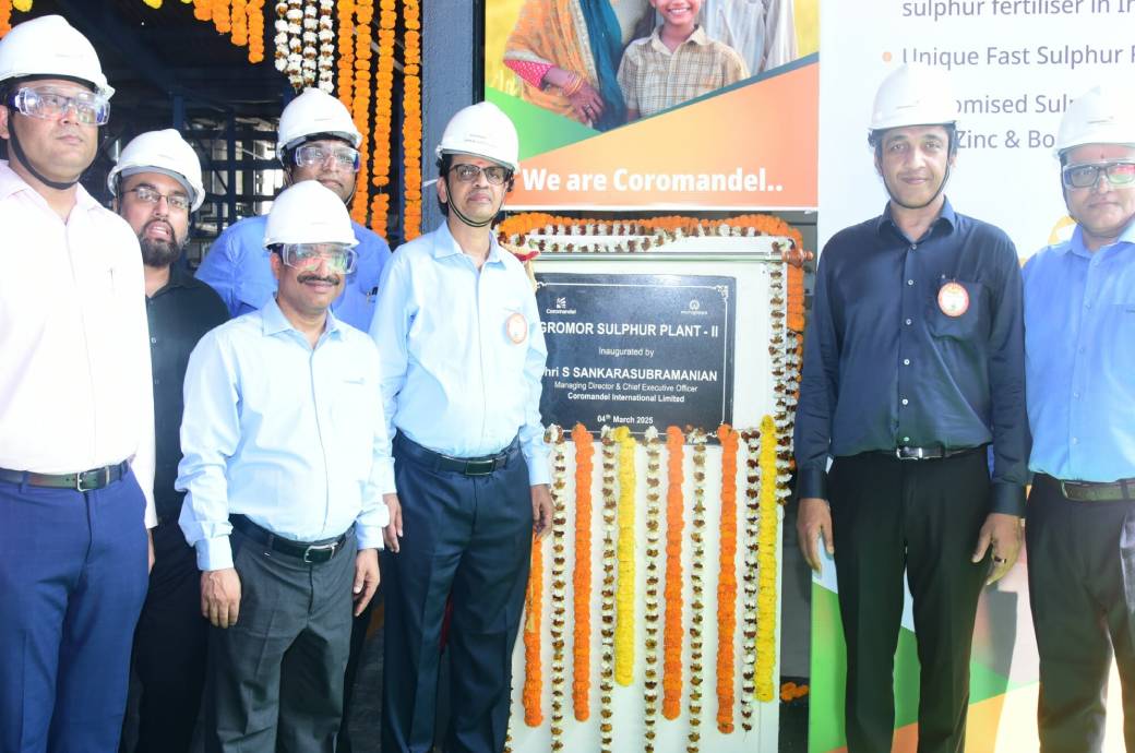 Coromandel unveils high-tech sulphur fertiliser plant in Visakhapatnam